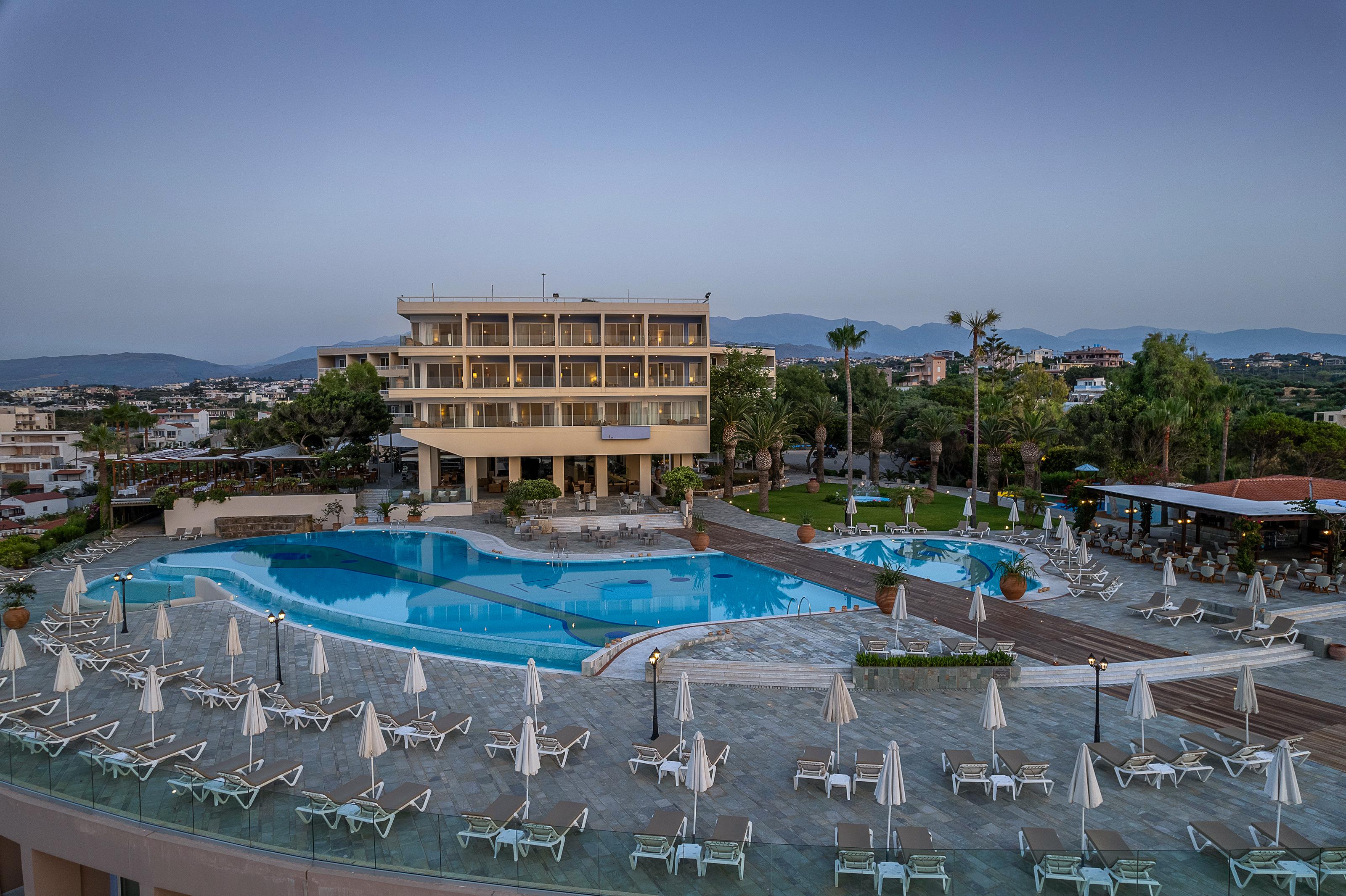 Leptos Panorama Hotel Kato Daratso Luaran gambar